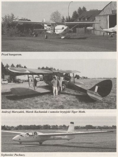 Sprzęt lotniczy Aeroklubu